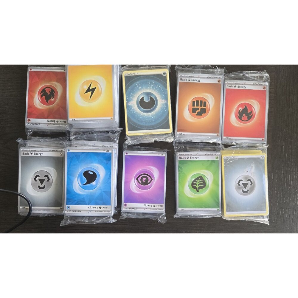 Lot of 17 Sealed Pokemon Energy Card Packs (45 Each)